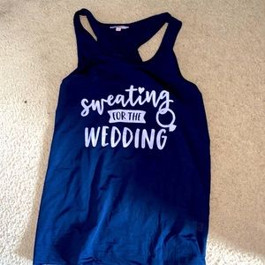 Work out wedding tank